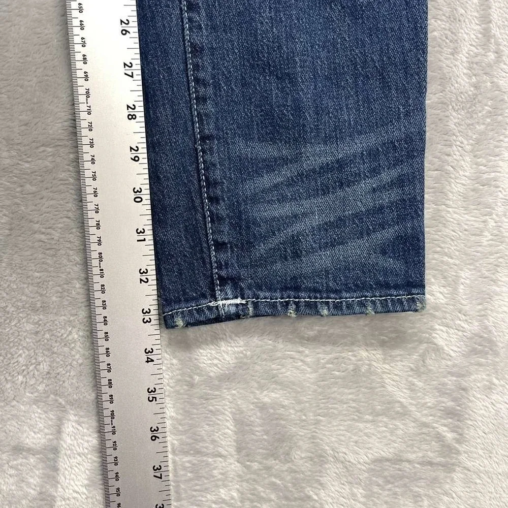 True Religion Jeans Mens 36 Blue Denim Faded Distressed Streetwear‎ Skinny Leg